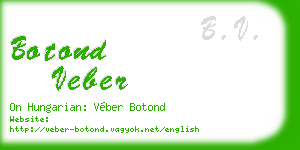 botond veber business card